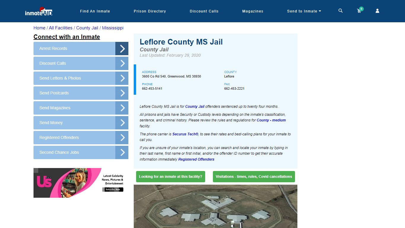 Leflore County MS Jail - Inmate Locator - Greenwood, MS